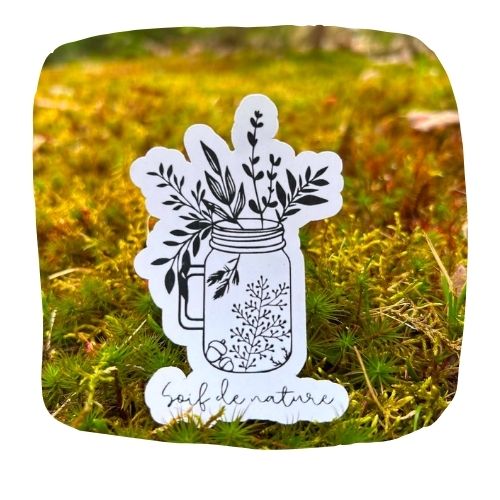 Autocollant Soif de nature